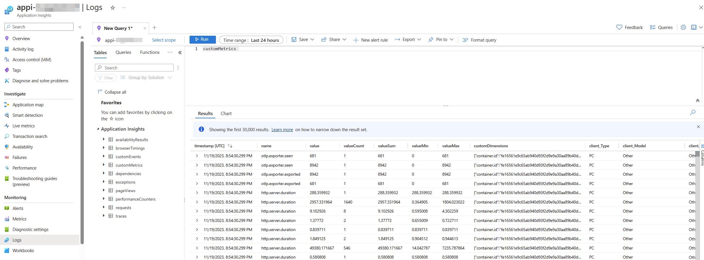 AppInsights-custom-metrics-as-logs